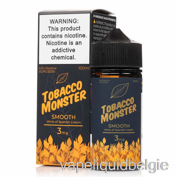 Vape Smaken Smooth - Tabaksmonster - 100ml 0mg